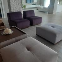  -Divano - entrata-scala-Pouf e tavolino-Scala int