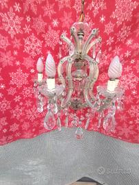 lampadari vetro murano , Swarovski cocertificati 