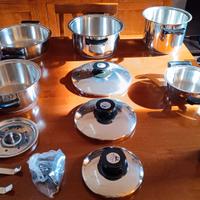 Batteria di pentole acciaio inox