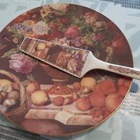 Piatto da dolce con paletta