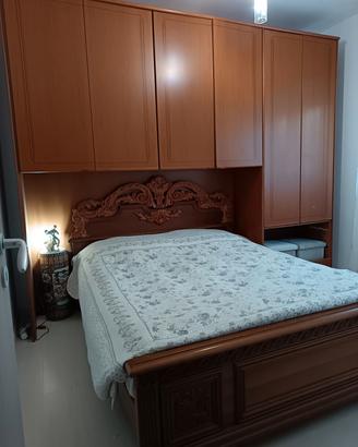 Camera da letto con armadio a ponte 6 ante