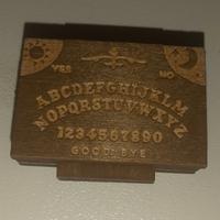 Mini tavola ouija in legno 