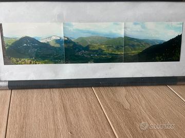 Quadro con foto di paesaggi naturali dell’Umbria