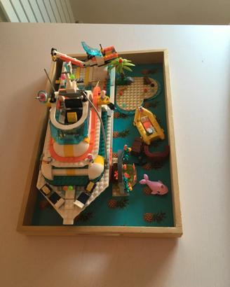 Motoscafo lego friends con istruzioni