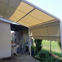 DUE TENDE CAPANNO OMBREGGIANTI DA GIARDINO IN PVC