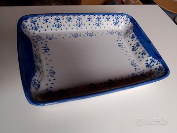 teglia da forno WCL china hand painted fleur 