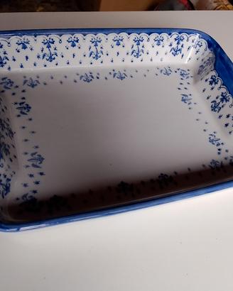 teglia da forno WCL china hand painted fleur 