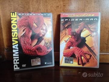DVD originali Spiderman 1 e 2