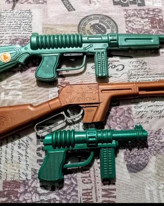 giocattolo pistola fucile mitra vintage anni 70 