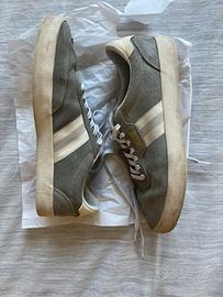 Polo Ralph Lauren Suede Sneakers- Grey/Cream- 43