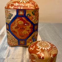 Porcellana cinese decorata a mano