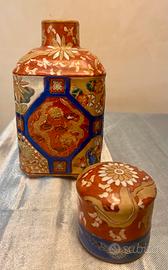 Porcellana cinese decorata a mano