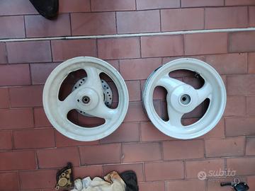 Coppia Cerchi 12" Originali Malaguti Phantom F12 