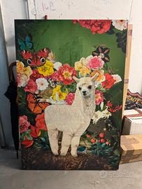 Quadro Alpaca stanza bimbo/a
