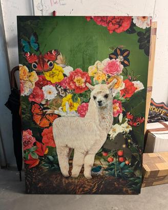 Quadro Alpaca stanza bimbo/a