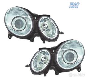FARI PER MERCEDES CLASSE E W211 02-06 LENTE CROMAT