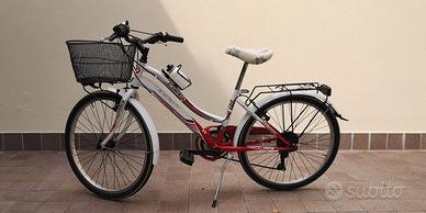 Bicicletta Tagliaro rossa da ragazzo