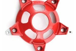 Portadisco anteriore rosso per Gilera MX1 e MXR 34