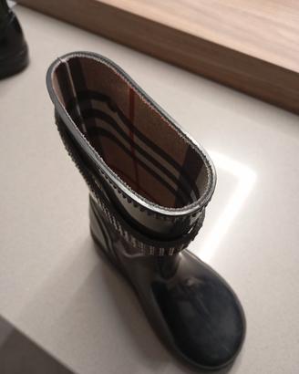 Stivali Burberry pioggia bambina