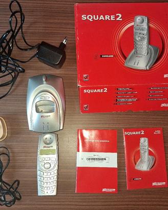 Telefono Cordless Telecom Italia "Square 2"