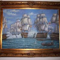 Quadro con Battaglia Navale