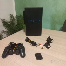 PS2 FAT Rigenerata + HDD 500GB + Giochi - Kit Full