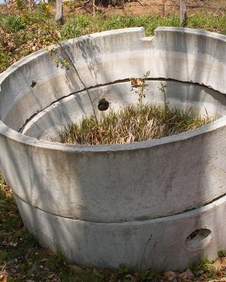 cerchi in cemento per accumolo acqua