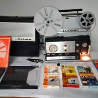 Lotto proiettore Silma Bivox e pellicole 1969