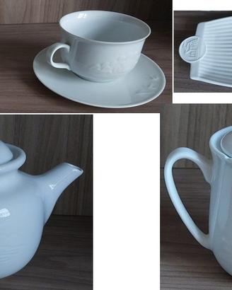 Servizio da tè Mulino Bianco vintage in ceramica