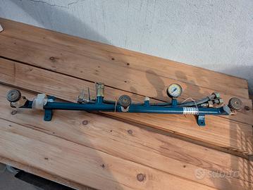 Collettore con manometri