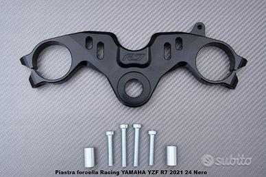 Piastra forcella Racing YAMAHA YZF R7 2021 24 Nero