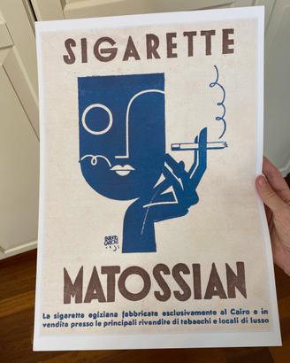 Poster stampa Carboni futurismo Art déco