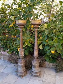 Antichi candelabri da chiesa