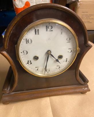 Orologio da camino vintage legno