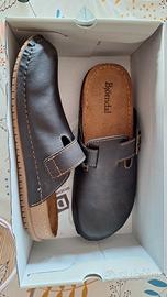 Pantofole uomo marroni