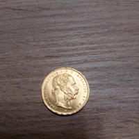 Marenco Oro Austriaco 8 Fiorini 20 Franchi