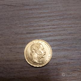 Marenco Oro Austriaco 8 Fiorini 20 Franchi