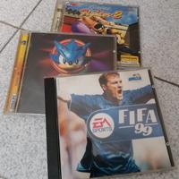 Giochi PC vintage Sonic, Fifa 99, Virtua Fighter 2