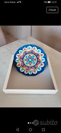 piatto in ceramica vietrese 