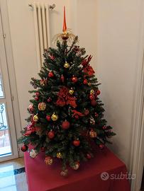 ALBERO DI NATALE SMONTABILE COMPLETO