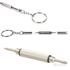 Mini Cacciavite Giraviti per occhiali +portachiavi