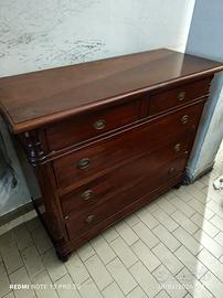 trittico completo comodini e comò arte povera 