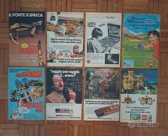 Lotto 30 Inserti Pubblicità e Giocattoli Anni 70