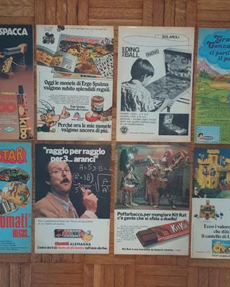 Lotto 30 Inserti Pubblicità e Giocattoli Anni 70