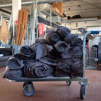 Carrello acciaio zincato con pianale / Cargopack