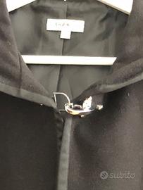 Giacca corta elegante in panno con cappuccio