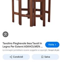 tavolo da esterno ikea