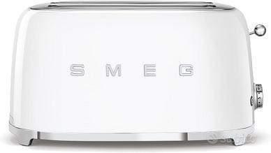 Smeg, Tostapane 2x4 TSF02WHEU, 2 Scomparti Bianco