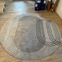 Tappeto tondo beige