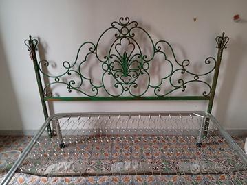 testata letto ferro battuto